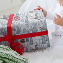 Search for nature christmas wrapping paper Forest animals
