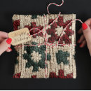 Search for red snowflakes wrapping paper Red and green