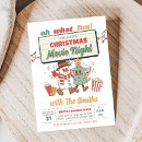 Search for movie night seasonal invitations Popcorn