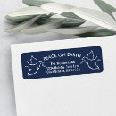 Search for peace on earth return address labels Elegant