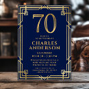 Search for mens 70th birthday invitations Simple