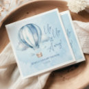 Search for hot air balloon napkins Boy