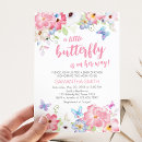 Search for little butterfly baby shower invitations Pink