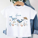 Search for whale shower baby baby clothes Watercolor