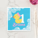 Search for rubber duck napkins Ducky