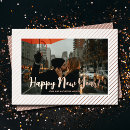 Search for rose gold new years cards Happy new year