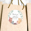 Search for hedgehog thank you stickers Rustic