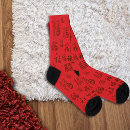 Search for new year socks Red