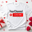 Search for youtube channel tshirts Content creator