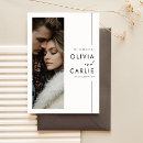 Search for 3 photo wedding invitations Modern