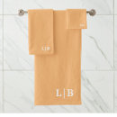 Search for terracotta bath towels Initials