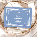 Search for minimalist dusty blue invitations Script typography