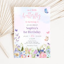 Search for butterfly party invitations Wildflower