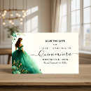 Search for emerald green hearts invitations For her