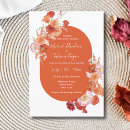 Search for brown and orange wedding invitations Chic