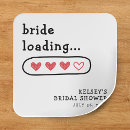 Search for bride humour square stickers Bachelorette party