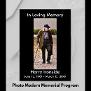 Search for memorial card templates programmes Black