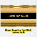 Search for gold gold plated business cards Classy