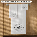 Search for monogram logo bath towels Monogrammed