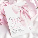 Search for bow baby shower invitations Coquette