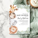 Search for zoo animal baby shower invitations Animals