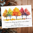 Search for trees changing colour invitations Modern
