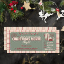 Search for movie night seasonal invitations Ticket
