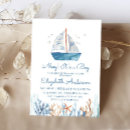 Search for sailboat baby pregnancy invitations Ocean