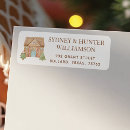 Search for home sweet home return address labels Gingerbread
