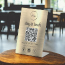 Search for social media qr code signs Follow me