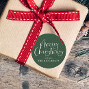 Search for elegant merry christmas stickers Green
