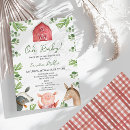 Search for gender neutral baby shower invitations Greenery