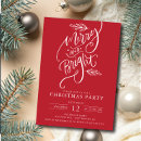 Search for merry and bright christmas invitations Festive