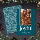 Search for teal christmas cards Joyful