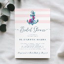Search for anchor bridal shower invitations Floral