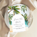 Search for beach wedding save the date postcards Palm