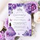 Search for purple black butterfly birthday invitations Roses