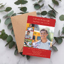 Search for photo collage graduation invitations Red