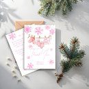 Search for winter baby shower thank you cards Pink