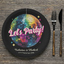 Search for disco ball paper plates Sparkle