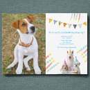 Search for dog birthday invitations Pawty
