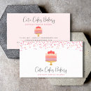 Search for dessert business cards Bakery