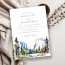 Search for yosemite wedding invitations Simple minimal