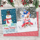 Search for snowman photo cards Cute