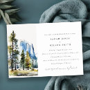 Search for yosemite invitations Watercolor