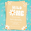 Search for boho wild one birthday invitations Boho floral party