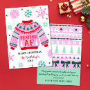 Search for tacky christmas cards Red and green