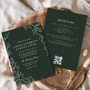 Search for green leaf wedding invitations Botanical greenery