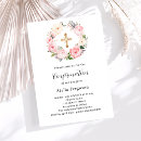 Search for white flowers confirmation invitations Girl