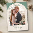 Search for wedding photo christmas cards Green